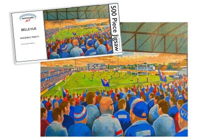 Belle Vue Stadium Fine Art Jigsaw Puzzle - Wakefield Trinity RLC